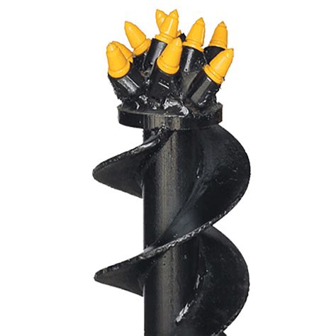 rock bit for skid steer|skid steer auger bit sizes.